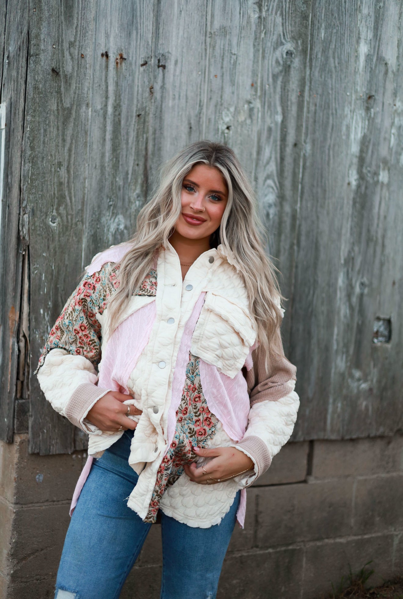 Prairie Blossom Quilted Jacket