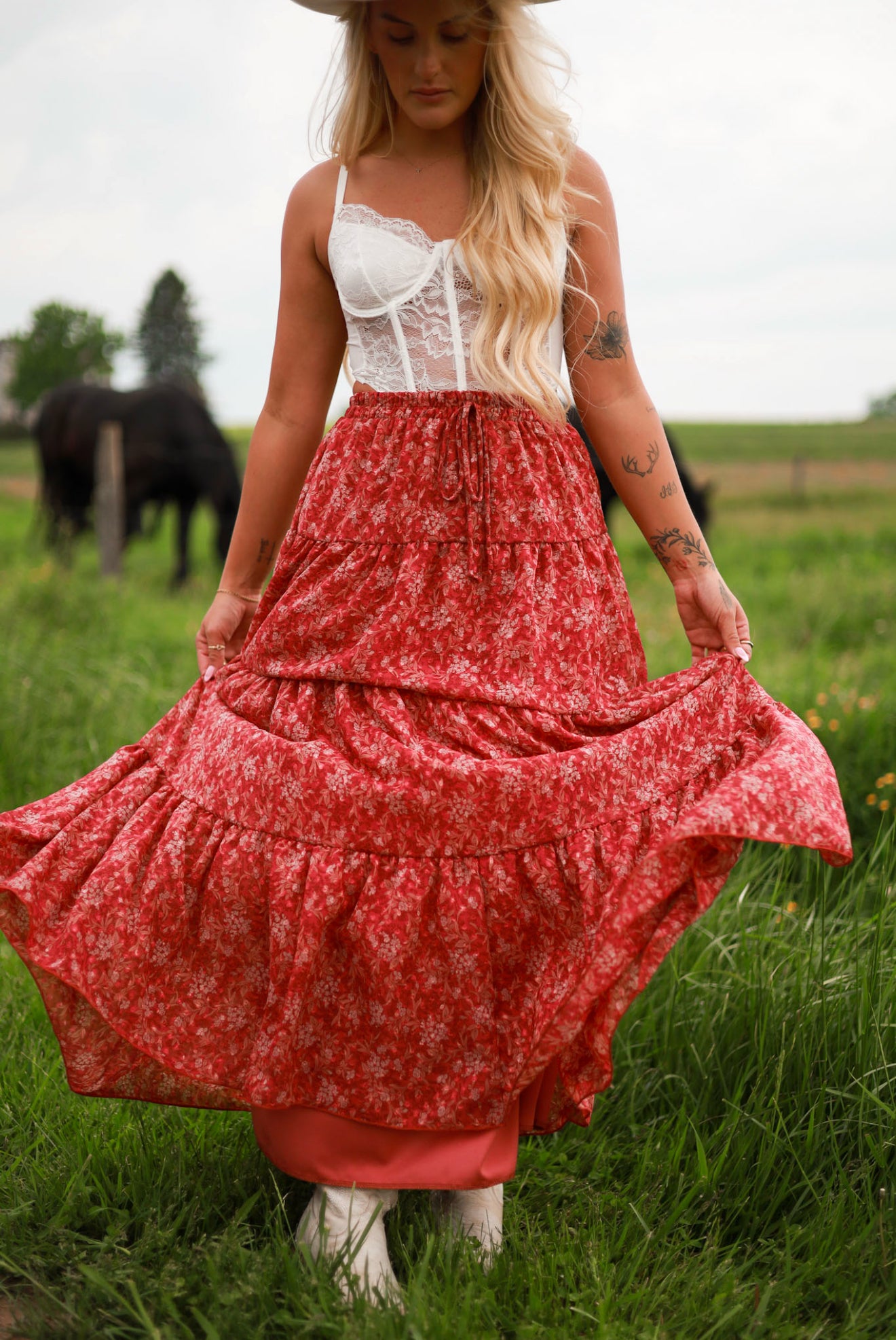 Wanderlust Skirt - Rust