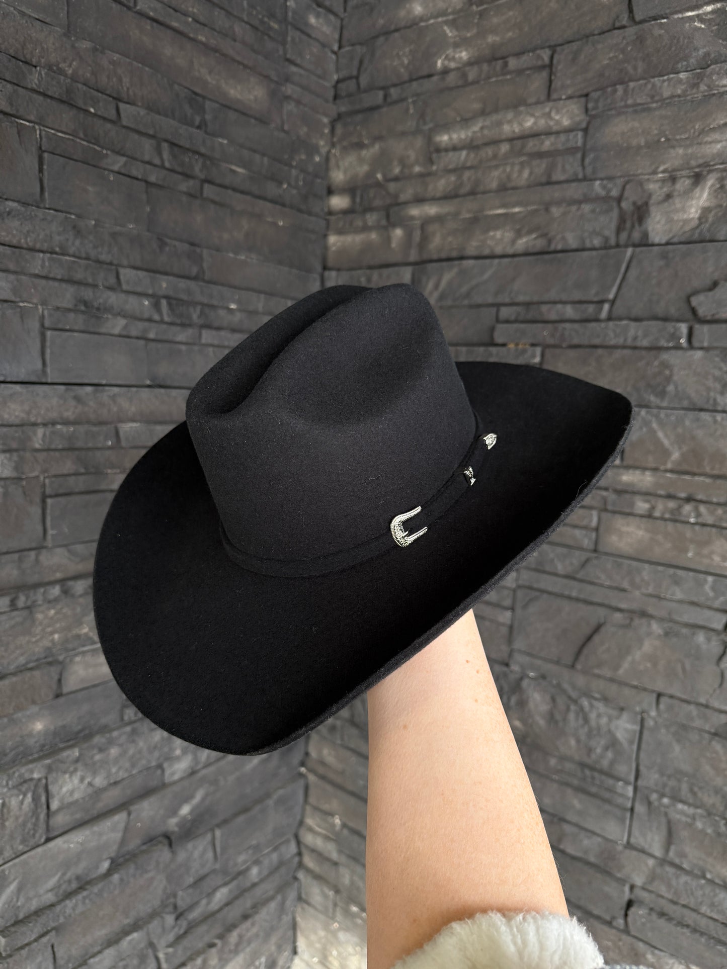 Lone Star Cowboy Hat - Black