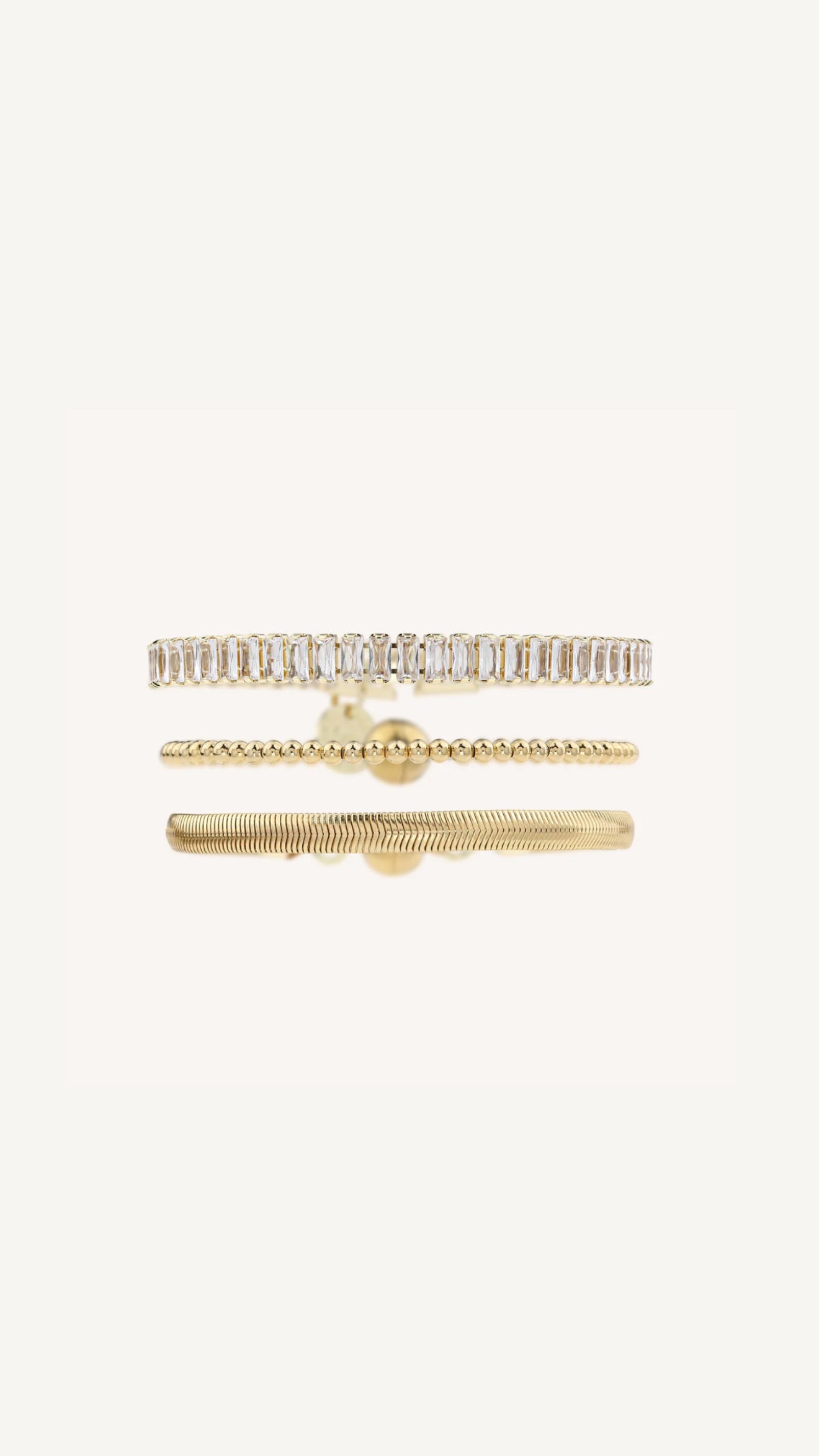 Champagne Stacking Set