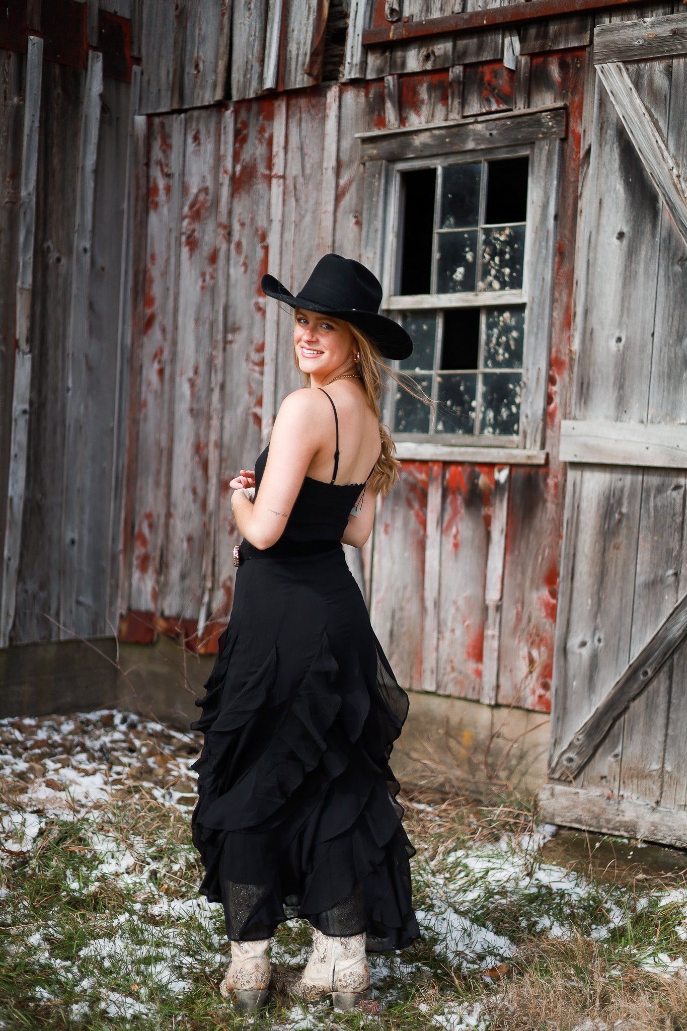 Wildflower Ruffle Lace Dress