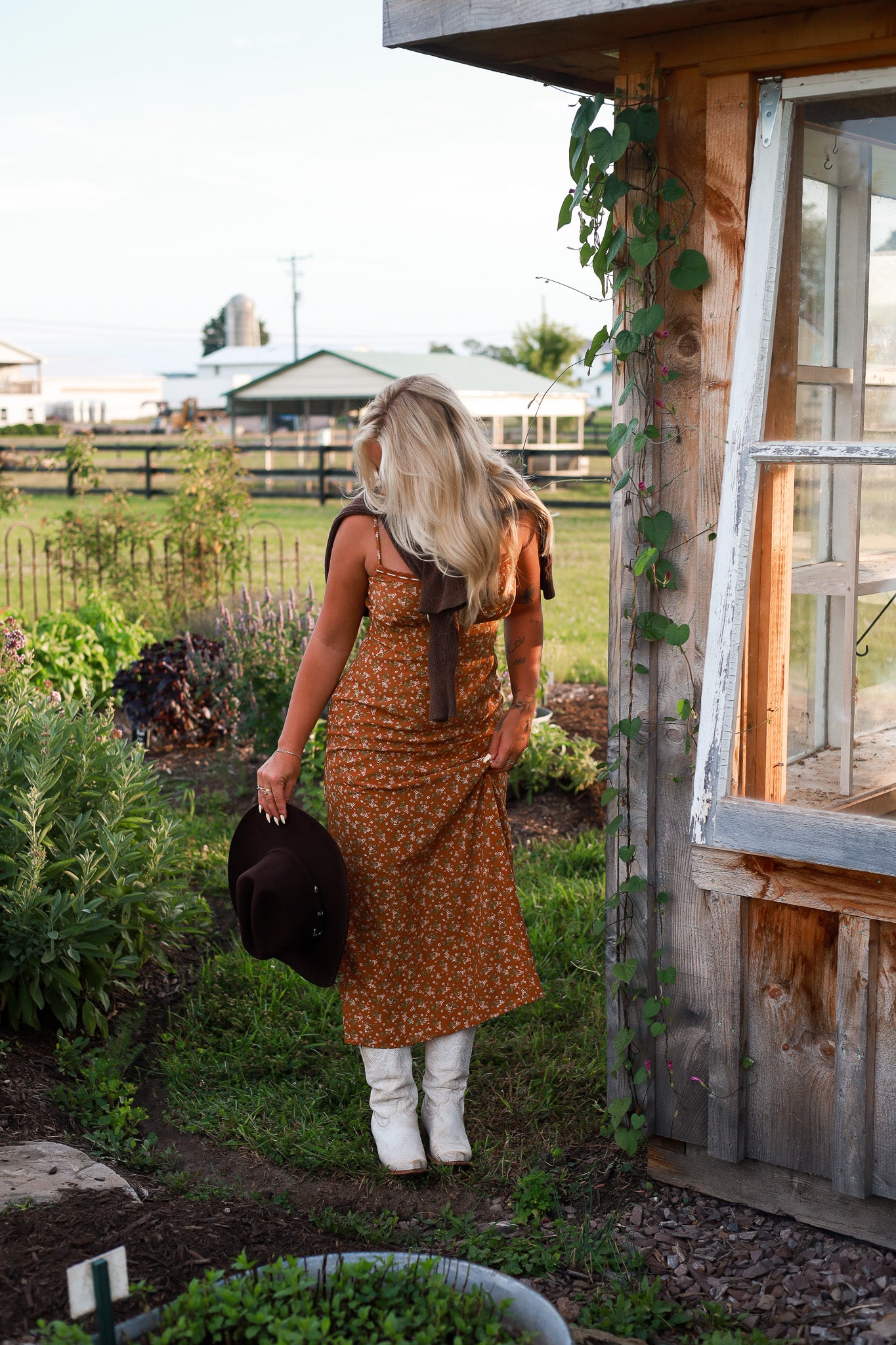Barnflower Maxi Dress - Ginger
