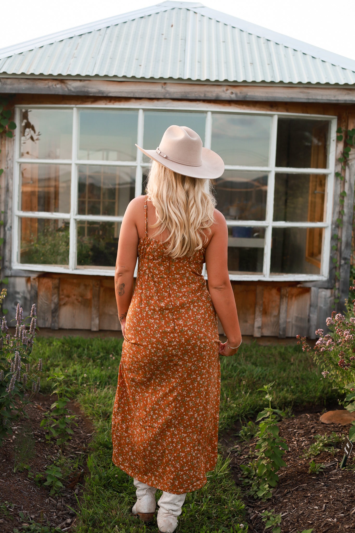 Barnflower Maxi Dress - Ginger