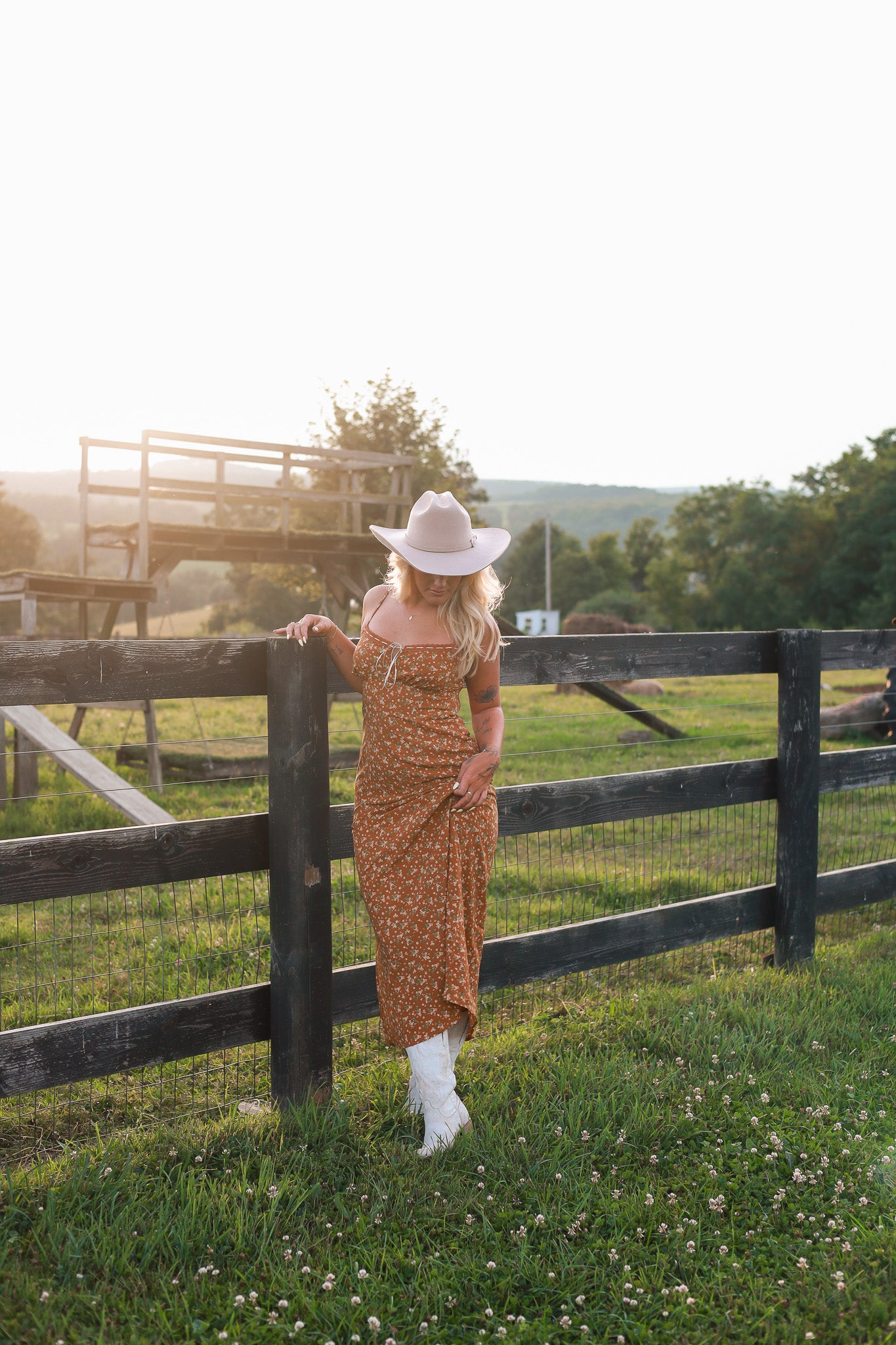 Barnflower Maxi Dress - Ginger