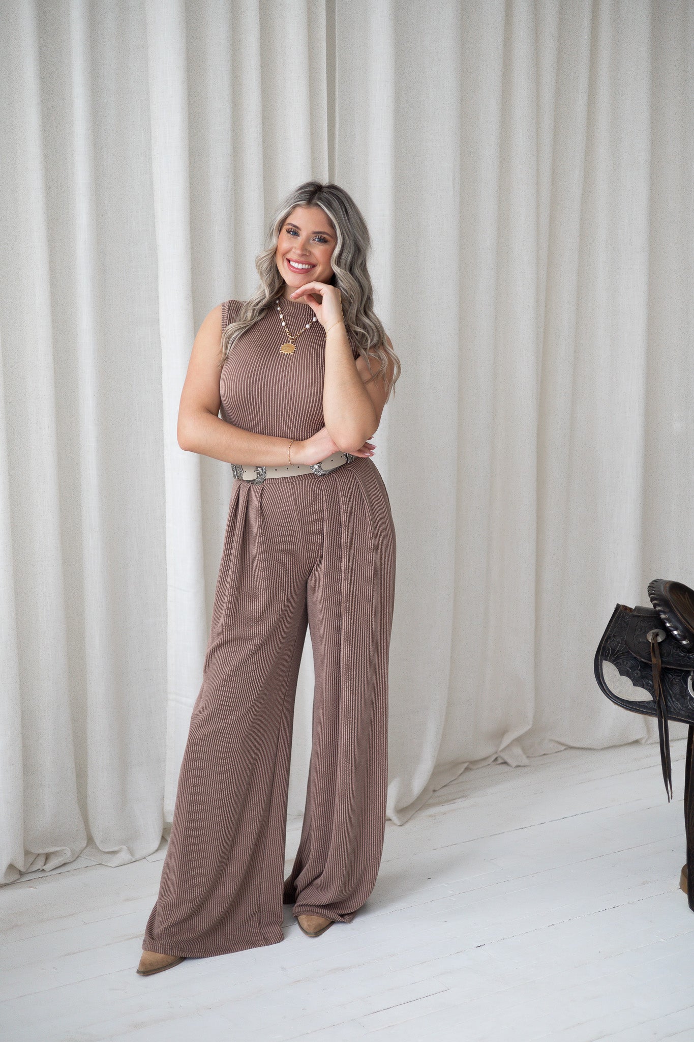 Mackenzie Jumpsuit - Mauve