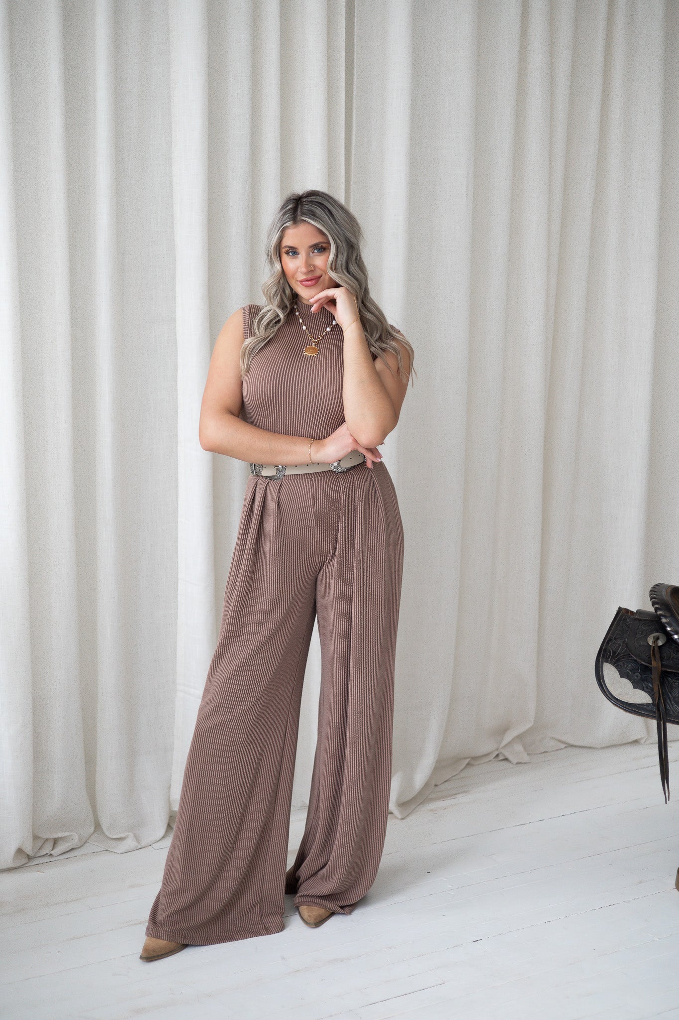 Mackenzie Jumpsuit - Mauve