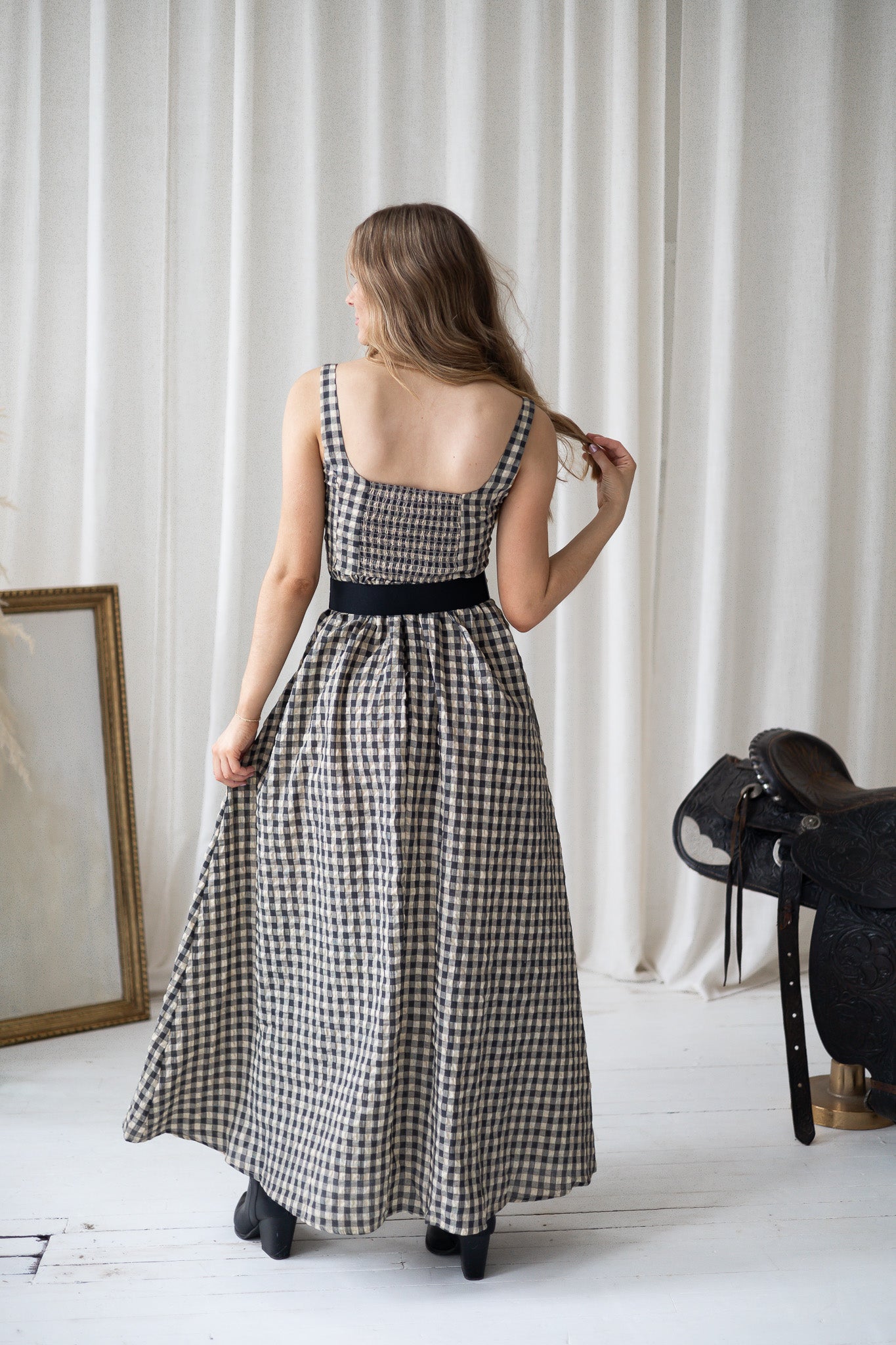 Daydream Maxi Dress - Gingham