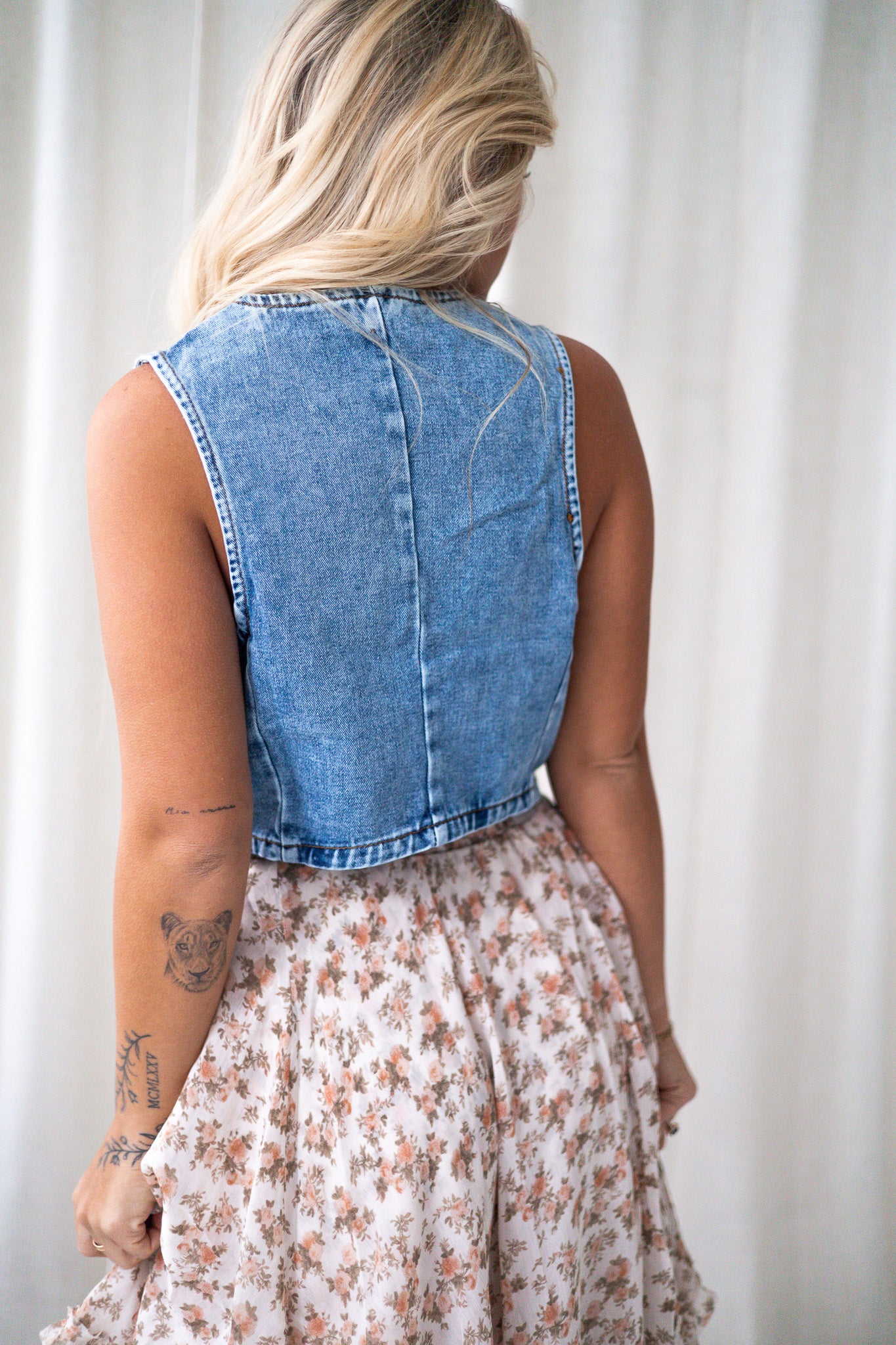 Cattleman Vest - Denim
