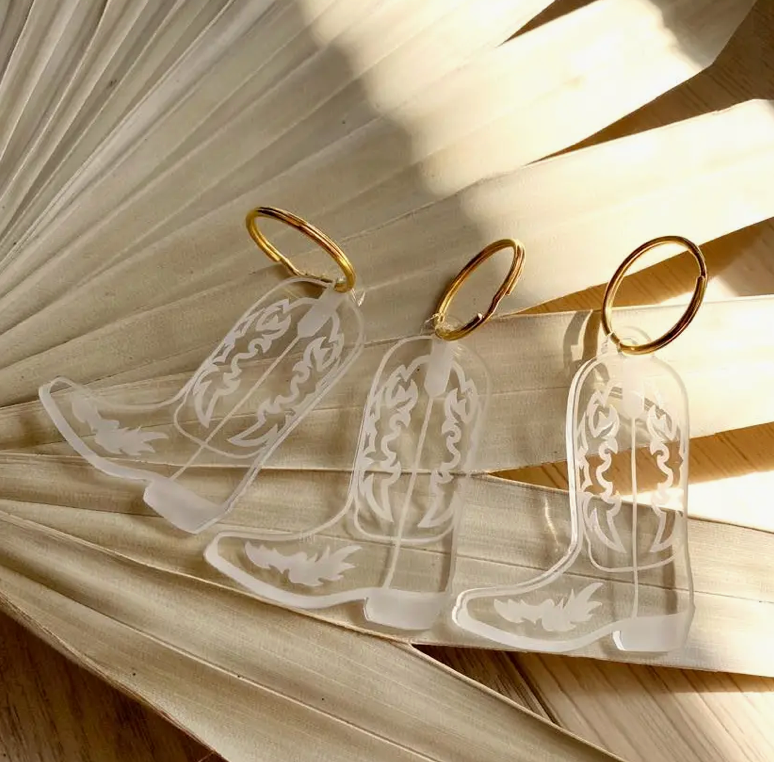 Cowboy Boot Keychain