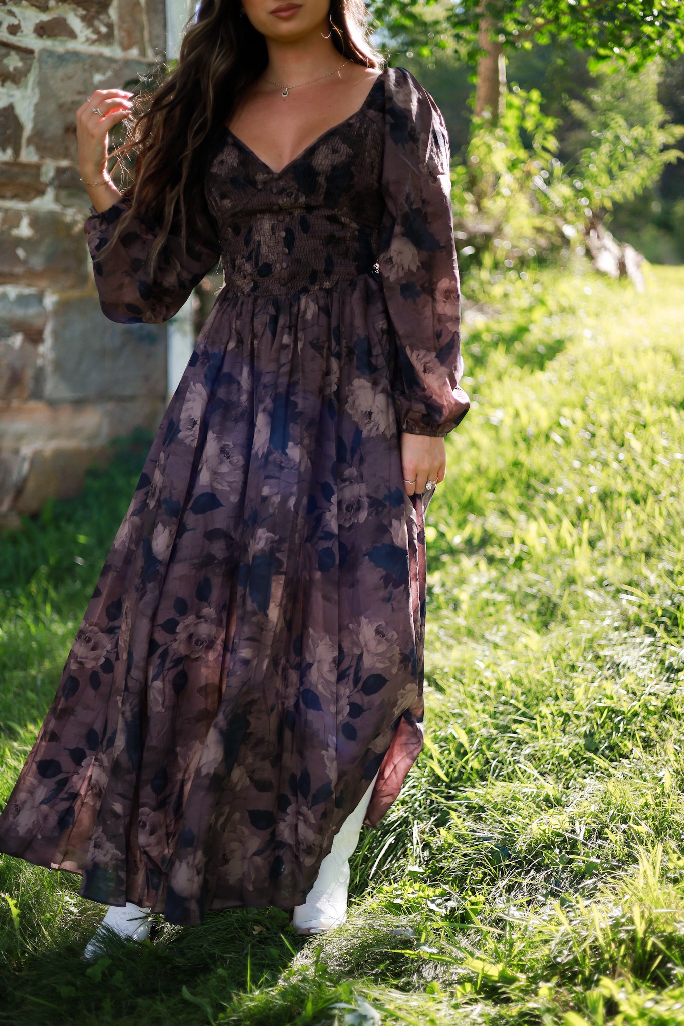 Everly Floral Maxi Dress