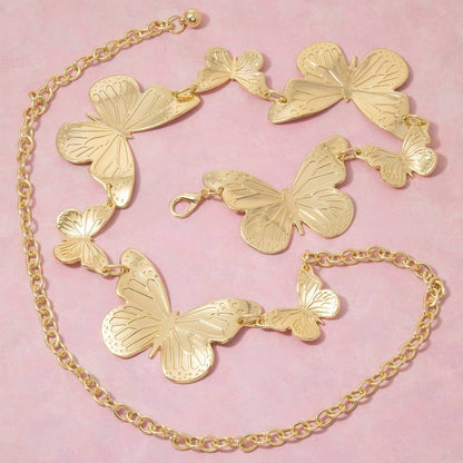 *VIRAL* Gold Butterfly Belt