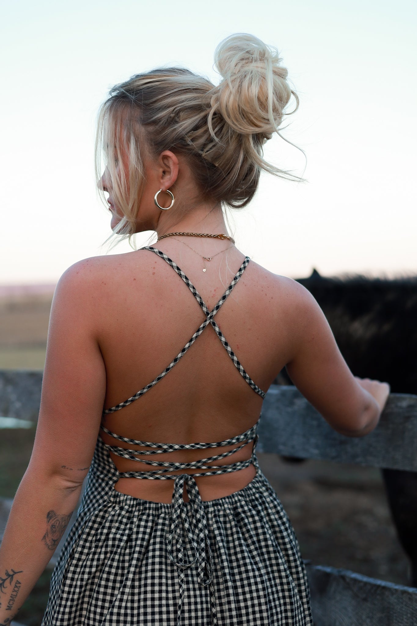 Homestead Gingham Maxi Dress