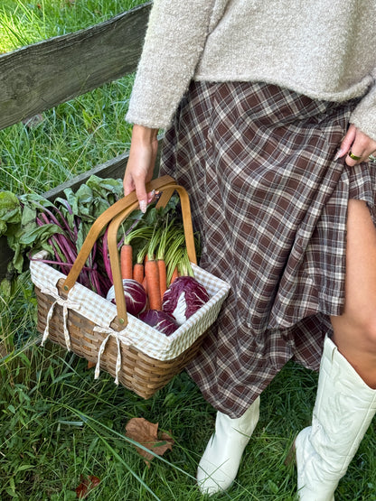 Hearthside Plaid Skirt
