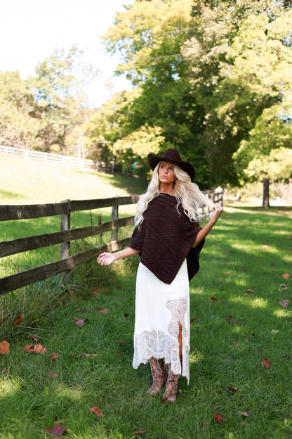 Fernwood Poncho - Brown