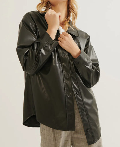 Bombshell Black Leather Jacket