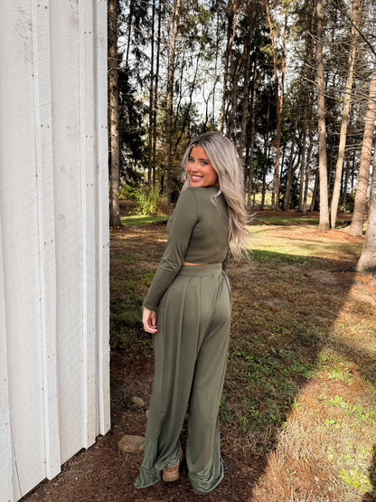 Sandstone Lounge Set - Matcha