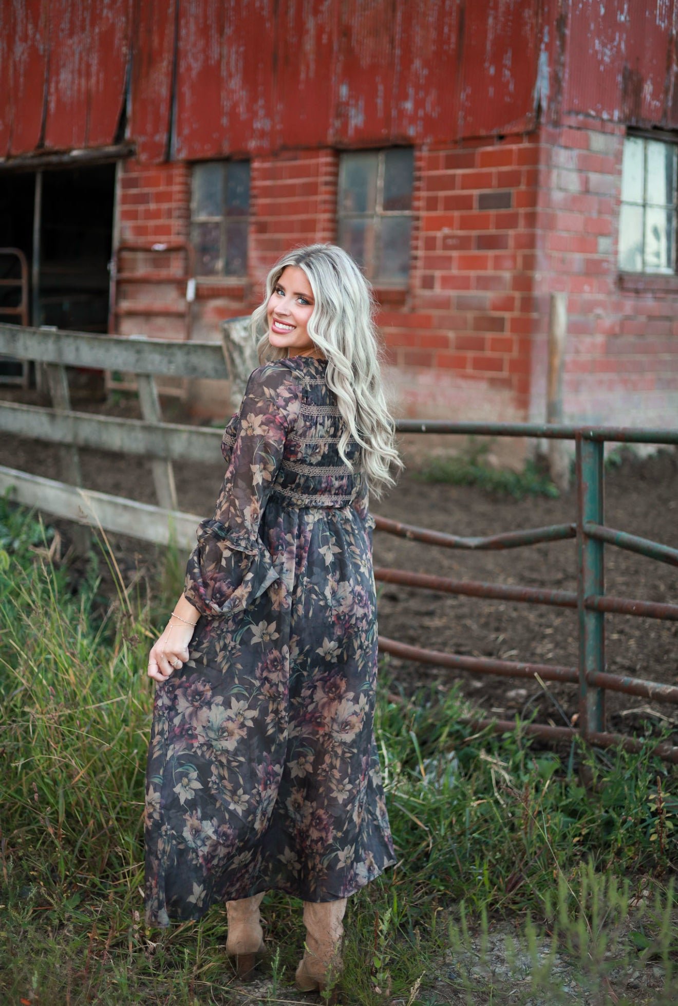 Winewood Petals Maxi Dress