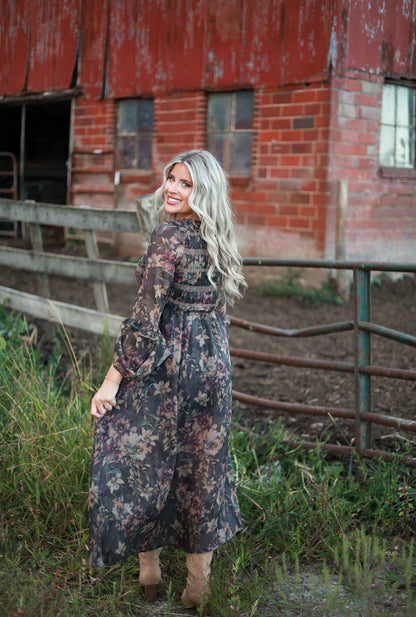 Winewood Petals Maxi Dress
