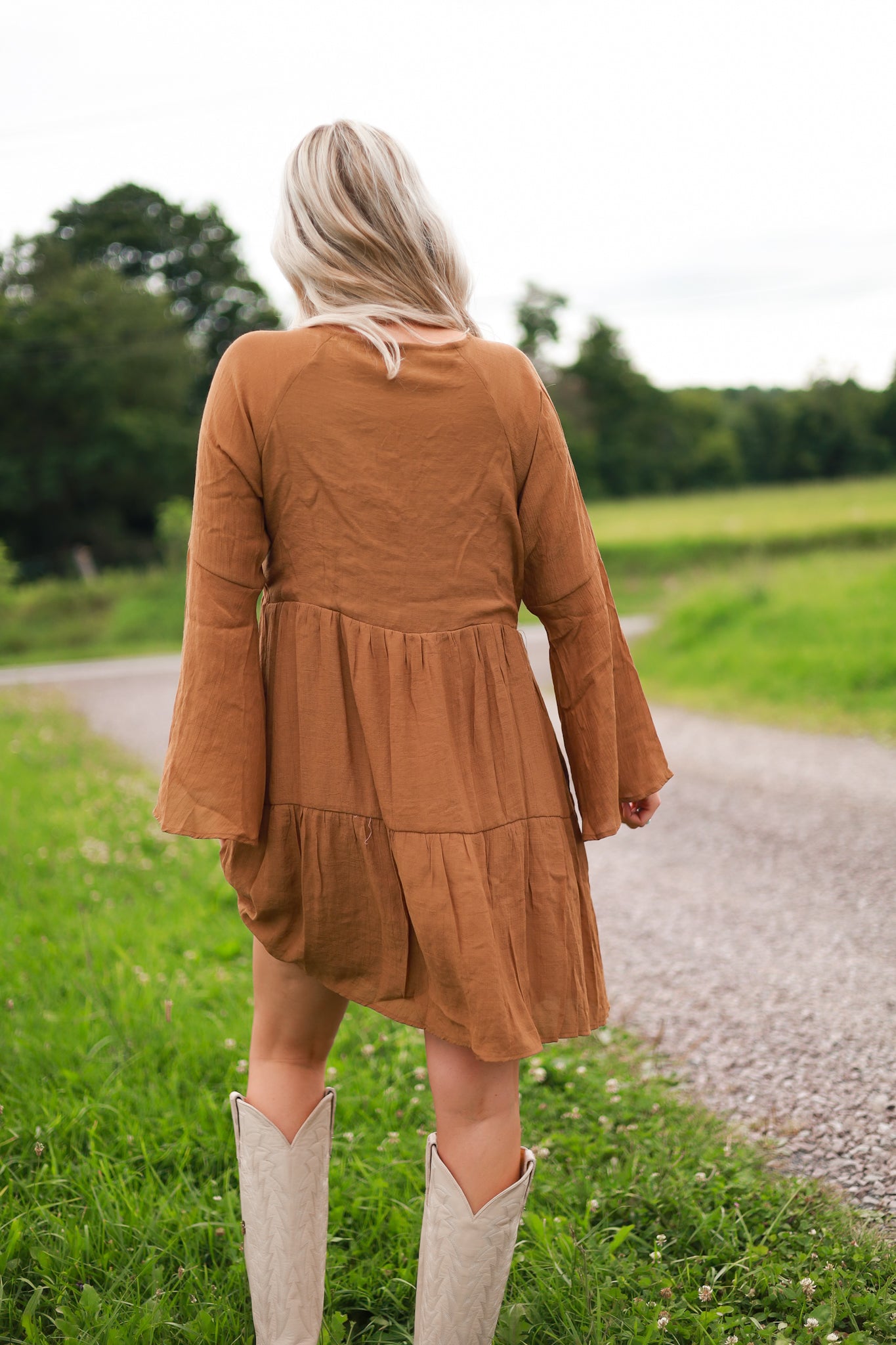 Ginger Lace Mini Dress