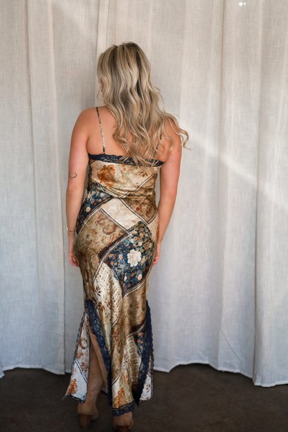Indigo Heirloom Lace Dress