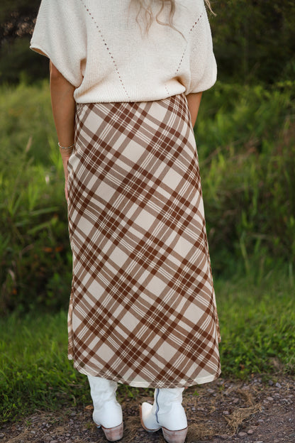 Harvest Plaid Skirt