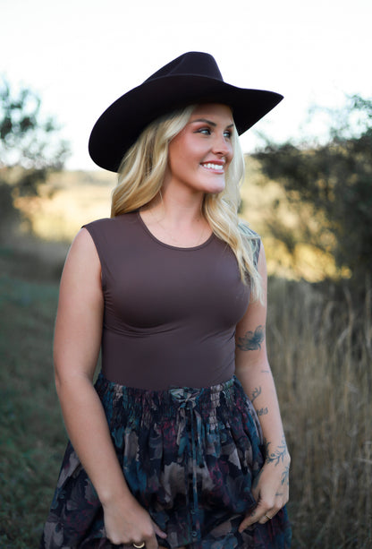 Desert Muse Bodysuit- Brown