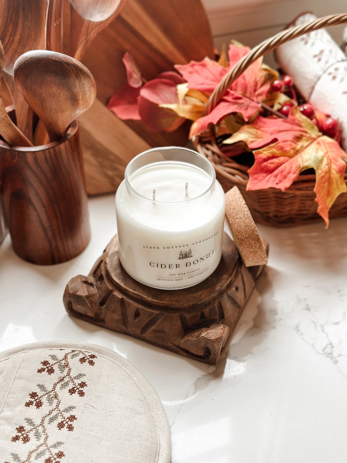 Cider Donut Candle