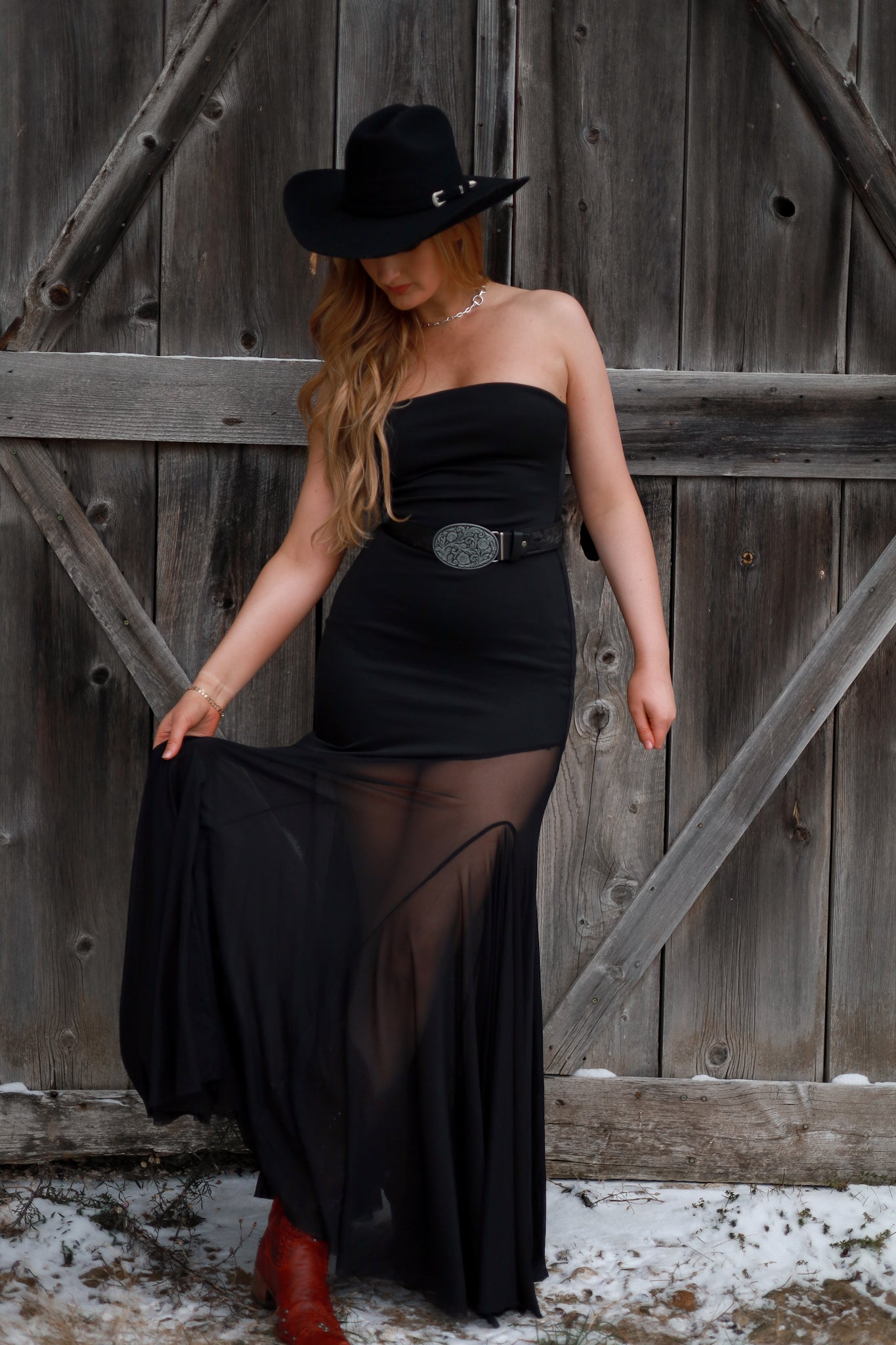 Western Noir Gown