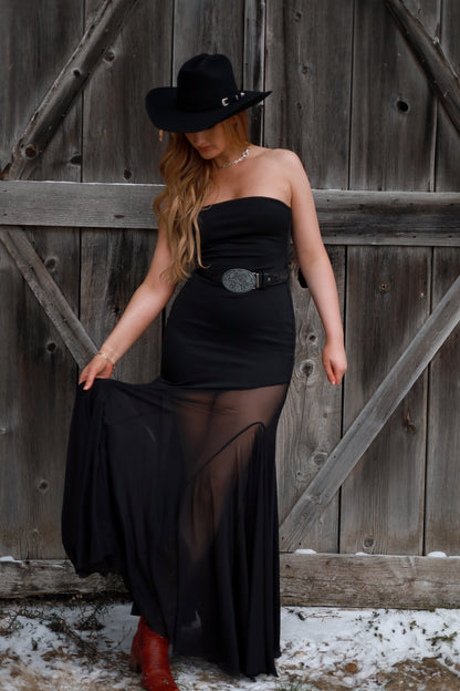 Western Noir Gown