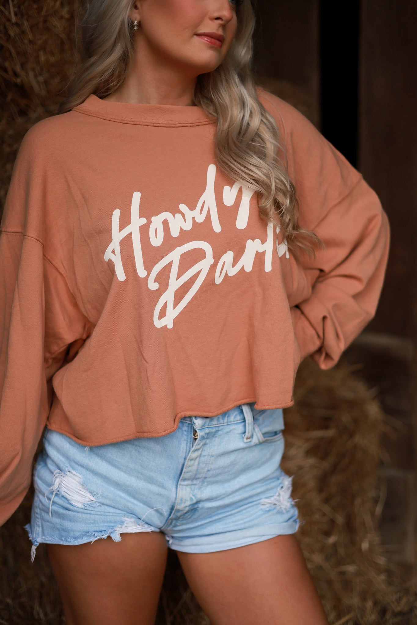 Howdy Darlin' Top - Clay