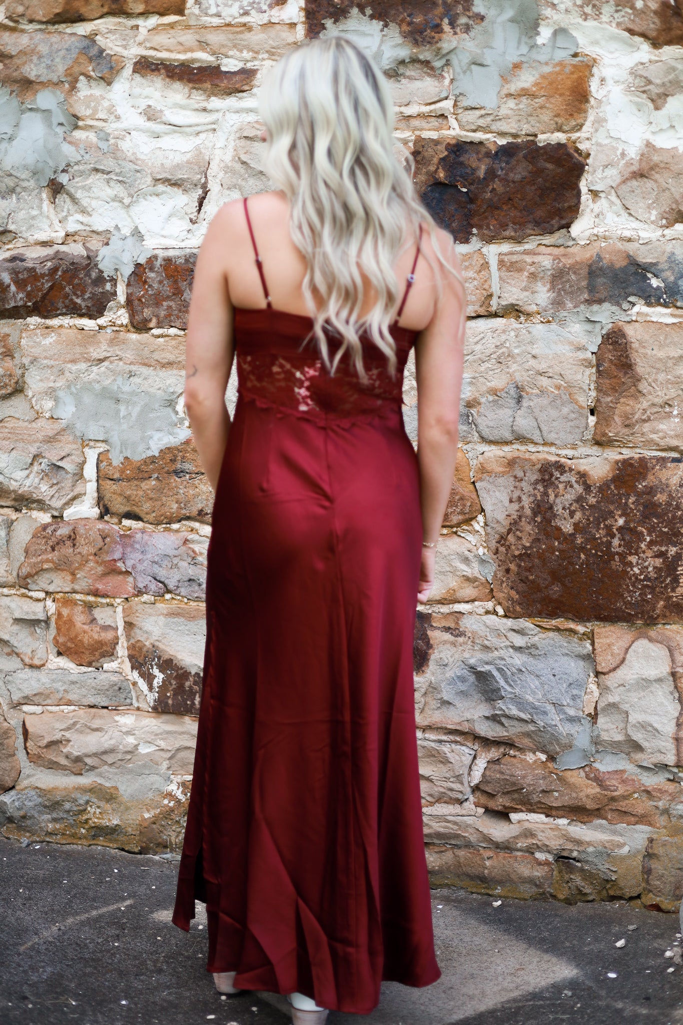 Stallion Dress - Burgundy