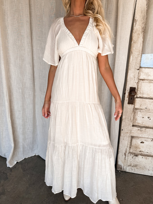Tessa Maxi Dress - White