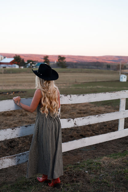 Homestead Gingham Maxi Dress