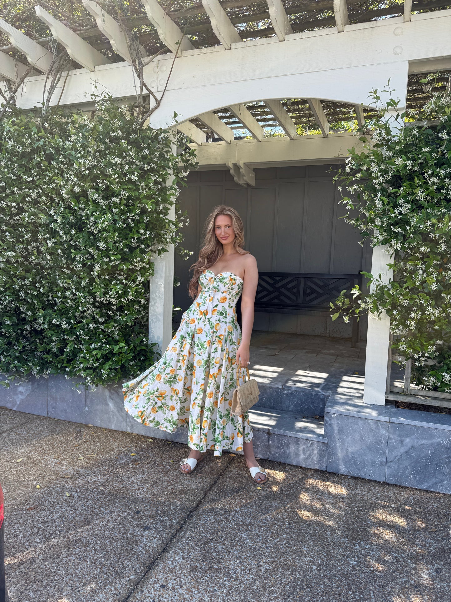 Lemon Sorbet Midi Dress