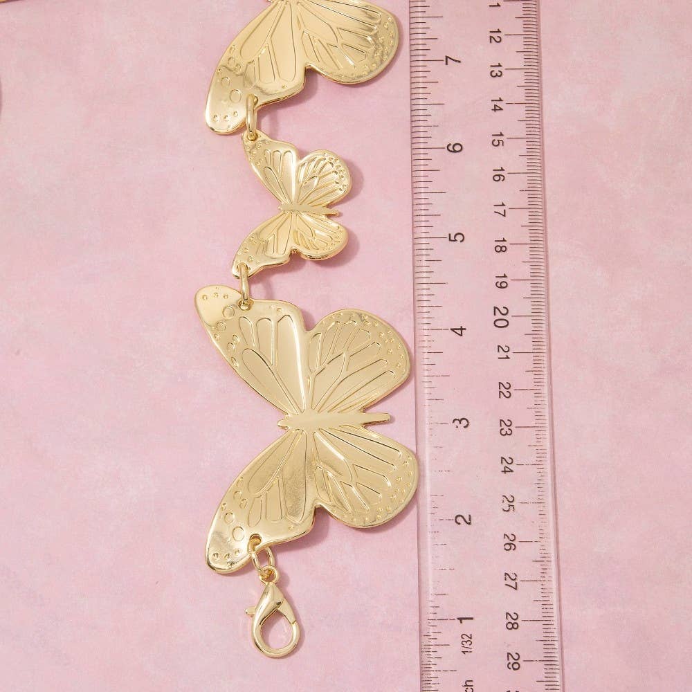 *VIRAL* Gold Butterfly Belt