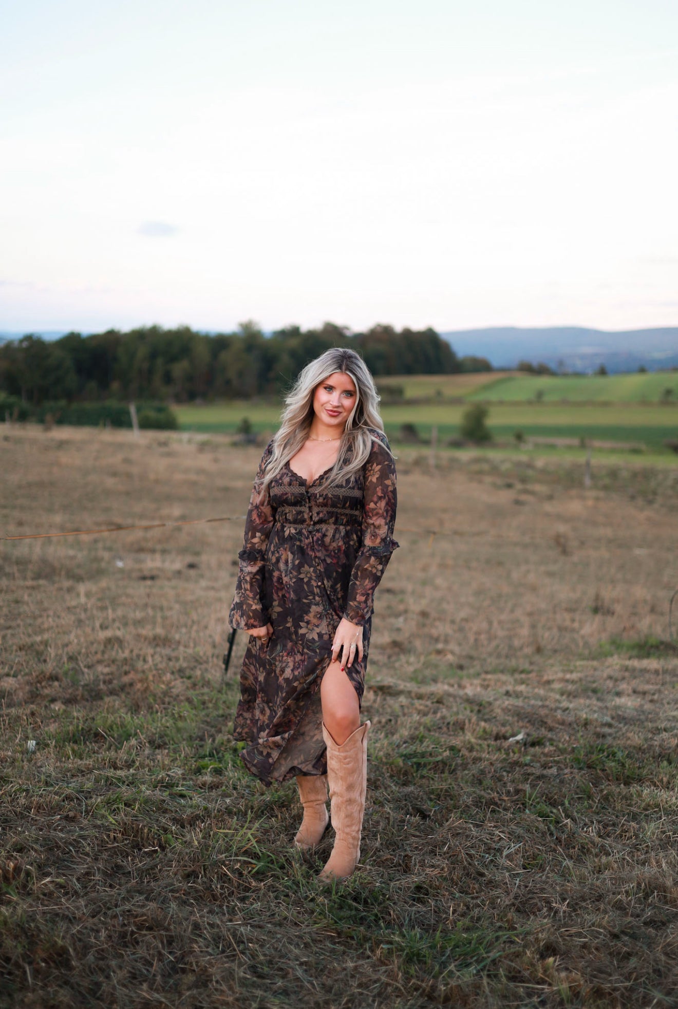 Winewood Petals Maxi Dress