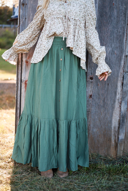 Evergreen Maxi Skirt