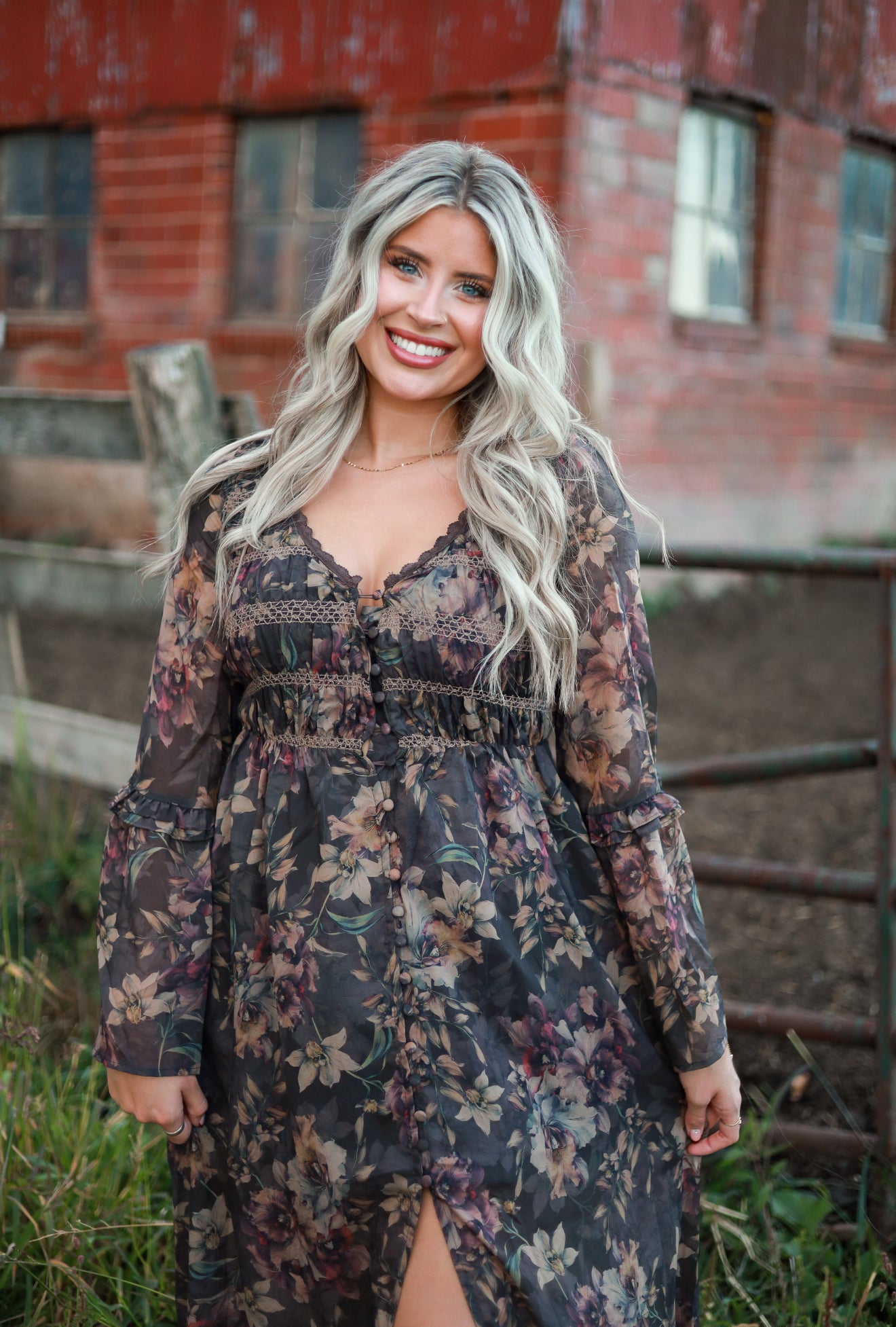 Winewood Petals Maxi Dress
