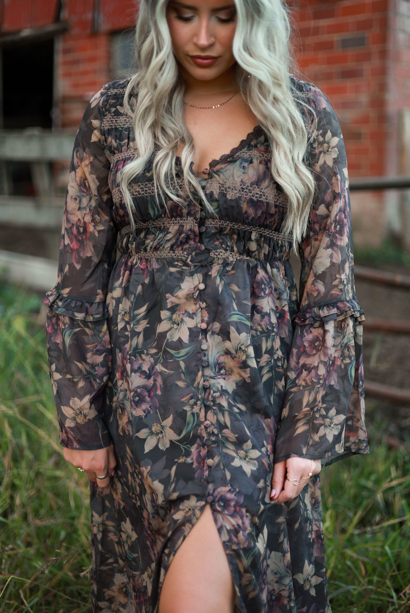 Winewood Petals Maxi Dress