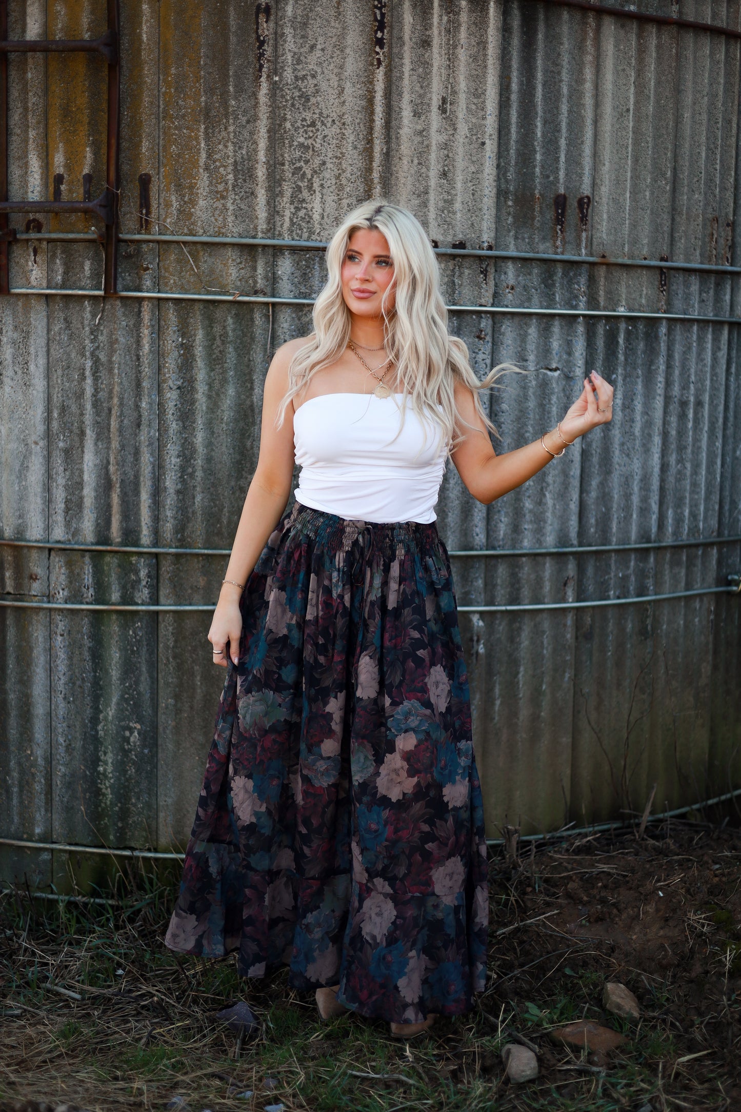 Poetry In Petals Skirt