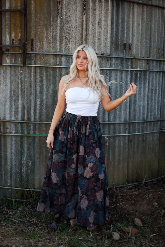 Poetry In Petals Skirt