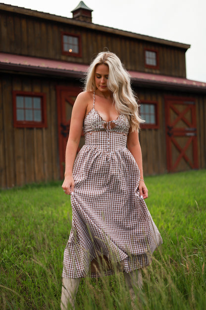 Clover Cottage Midi Dress