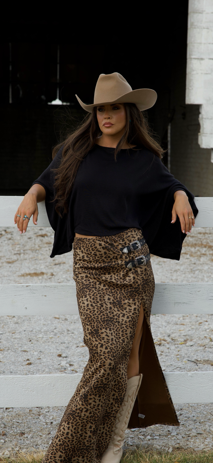 Asymmetrical Knit Top - Black