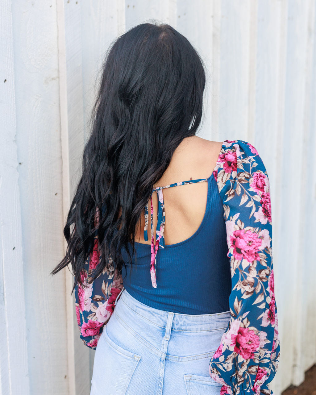 Delanie Floral Sleeve Bodysuit