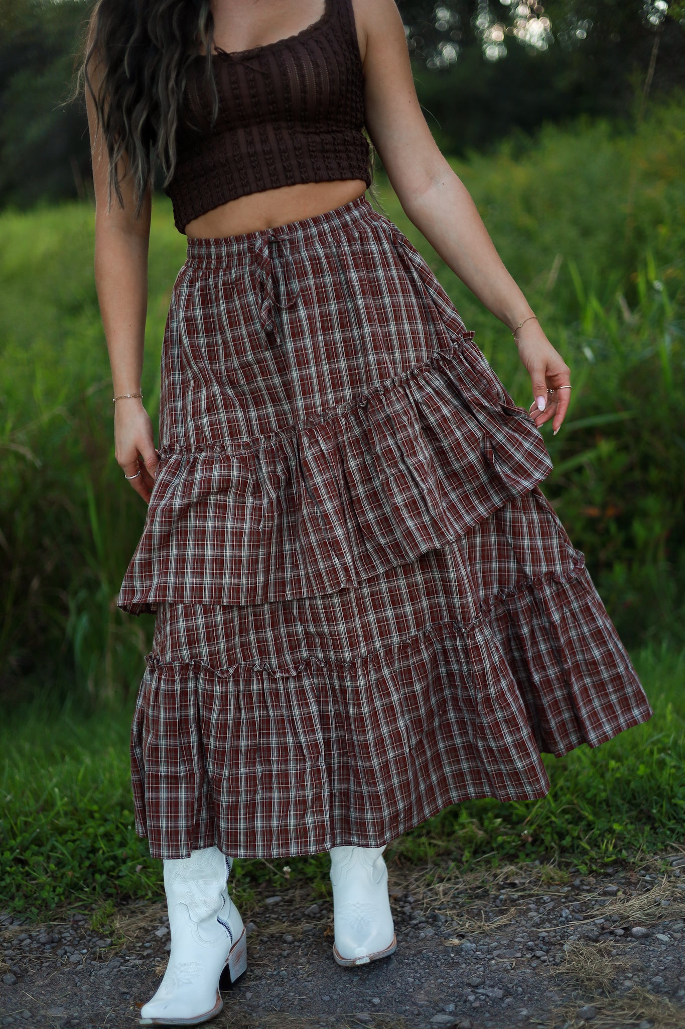 Scotch Maxi Skirt