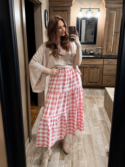 Strawberry Shortcake Maxi Skirt