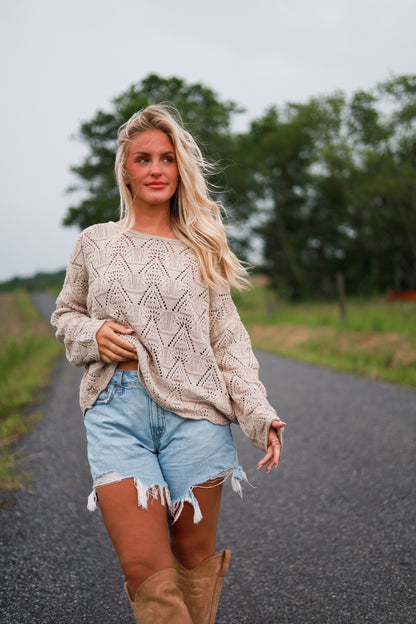 Country Air Sweater - Beige