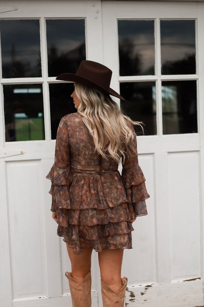 Sunspell Chiffon Ruffle Dress
