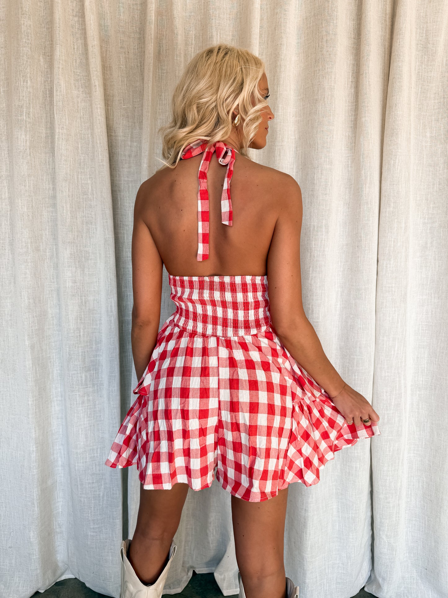 Hazelwood Romper - Sugared Rose