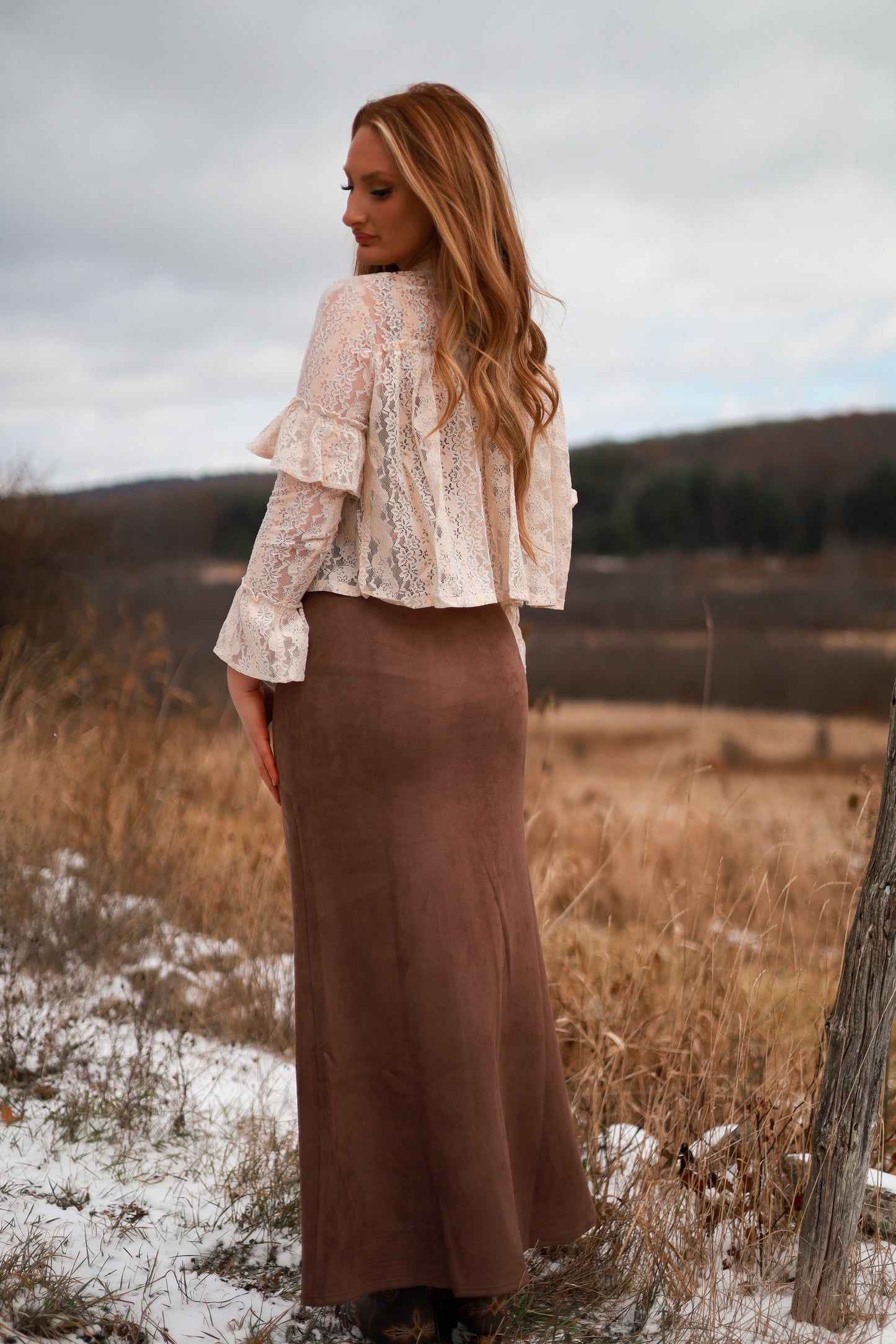 Bronc & Buckle Maxi Skirt